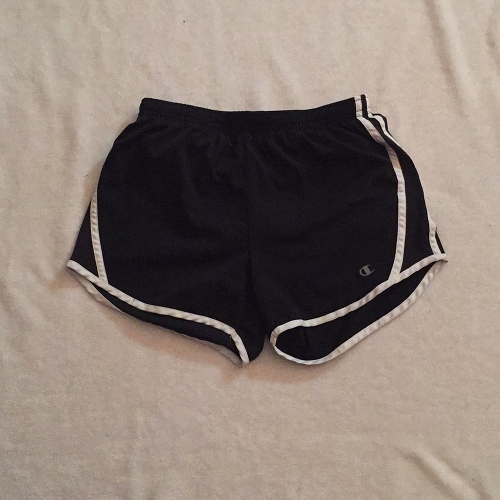 Women’s champions black and white shorts
